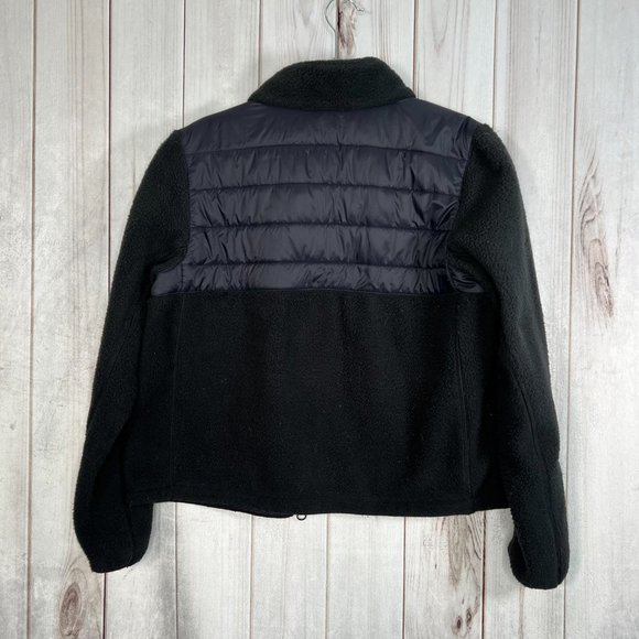 Zyia Active Black Fleece Targhee Jacket Size Large - Picture 4 of 9